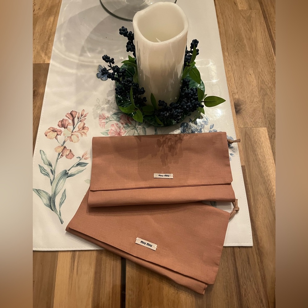 Miu Miu  Dust bags set of 2